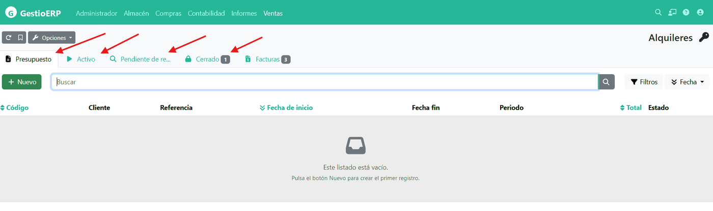 Com crear un lloguer