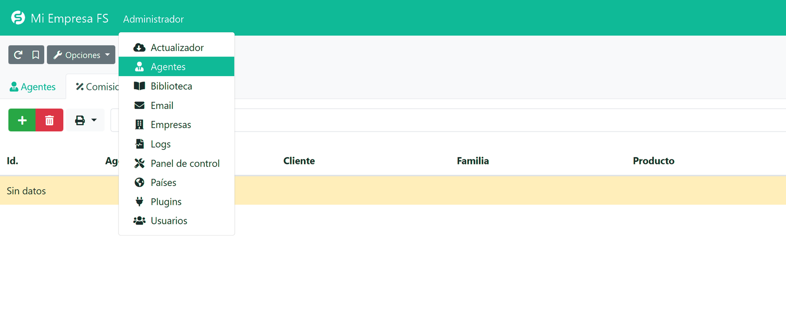 Configurar les comissions