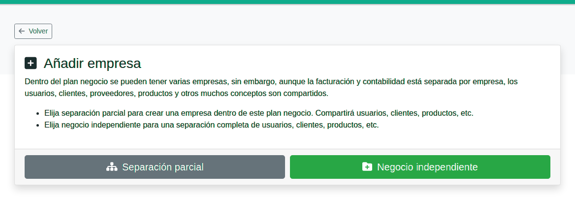 Com canviar les dades de l'empresa
