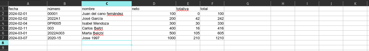 Com copiar factures d'Excel a gestioerp.cat