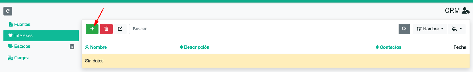 Com crear interessos al CRM