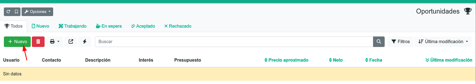 Com crear oportunitats (leads) al CRM