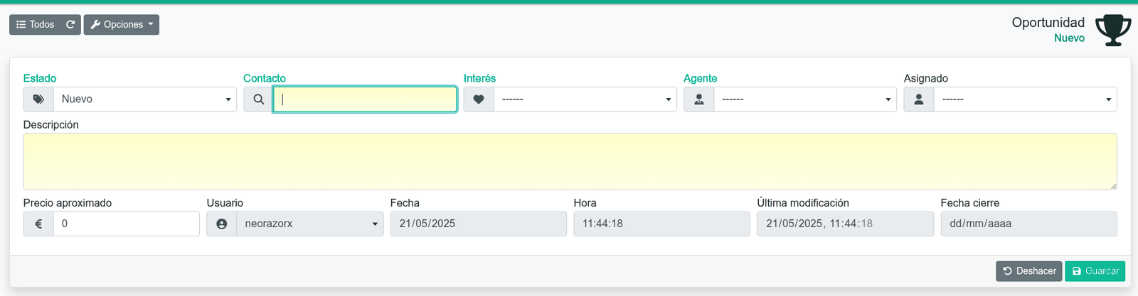 Com crear oportunitats (leads) al CRM