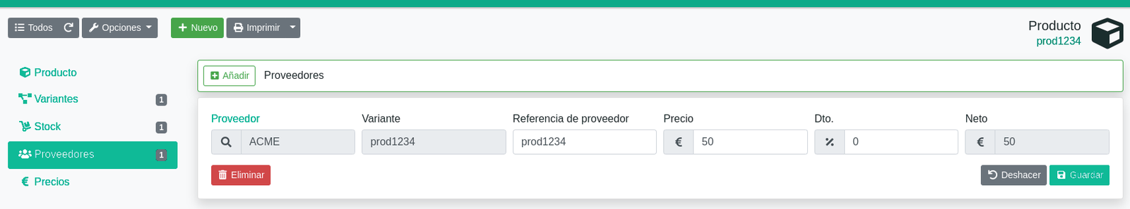 Com crear productes