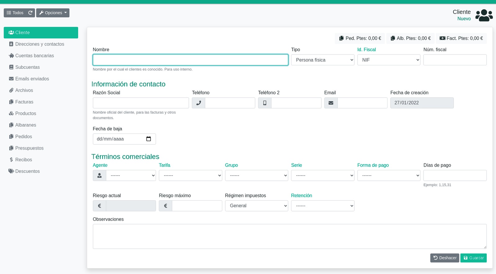 Com crear un client