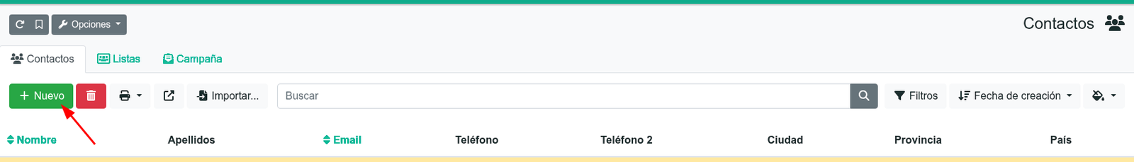 Com crear un contacte al CRM