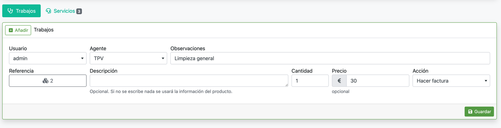 Com crear un servei programat