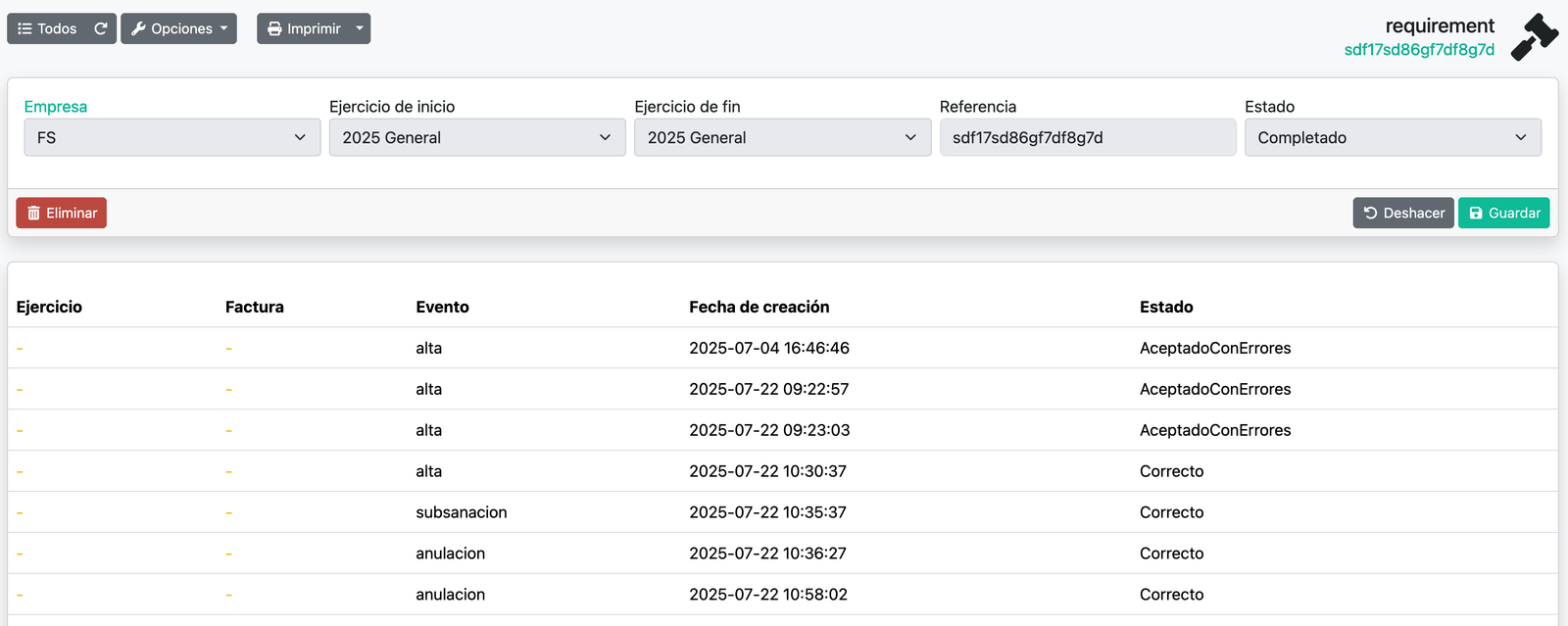 Com crear i enviar un requeriment
