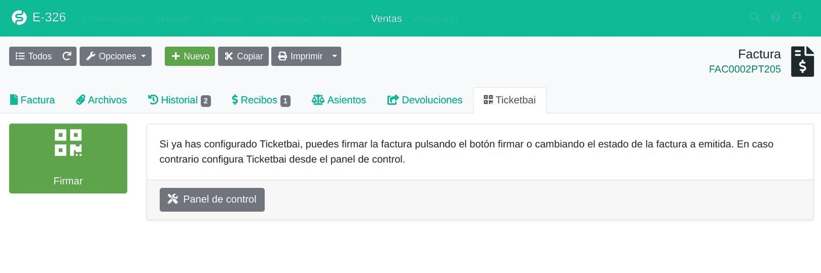 Com funciona el mòdul Ticketbai?