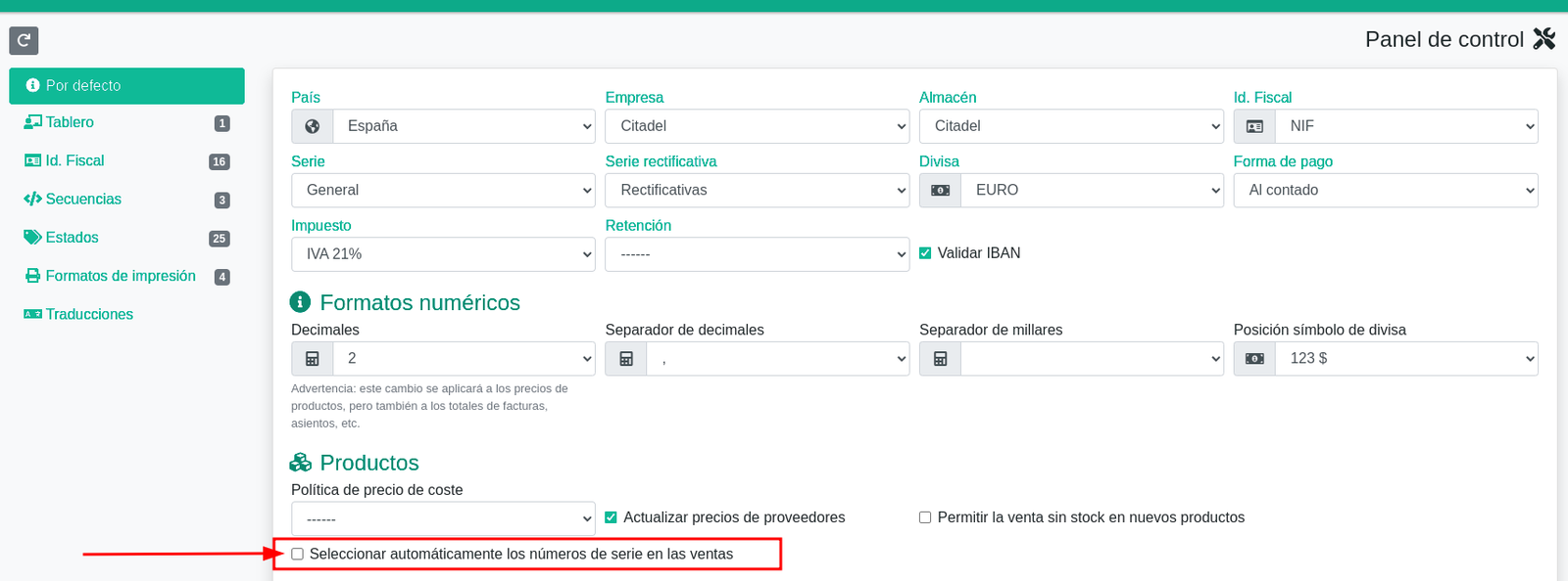 Consultar moviments