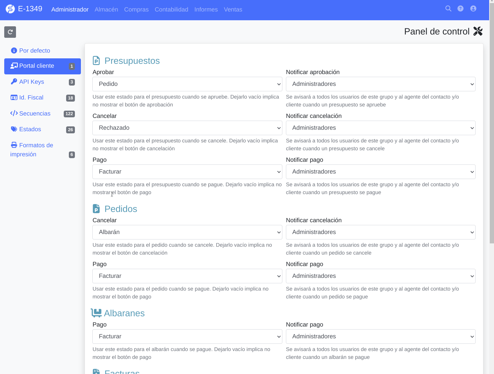 Com configurar el portal de clients