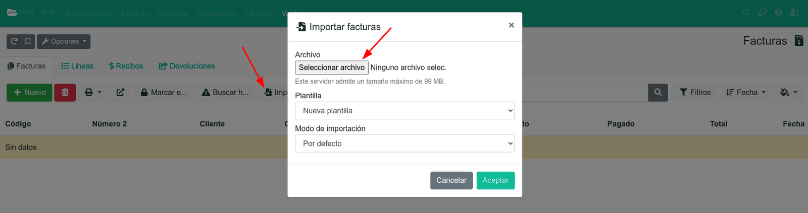 Copiar dades de Contasimple a gestioerp.cat