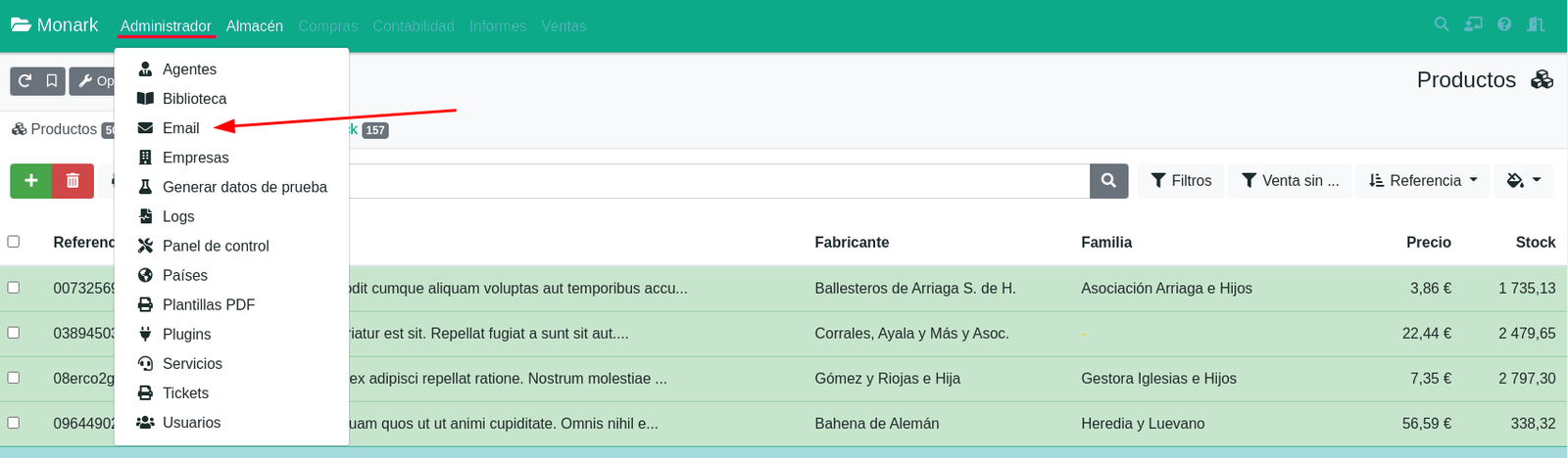 Programar l'enviament