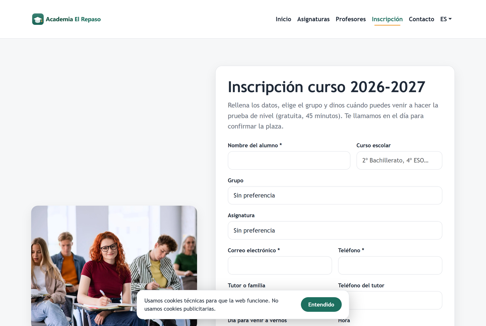 El web de l'escola
