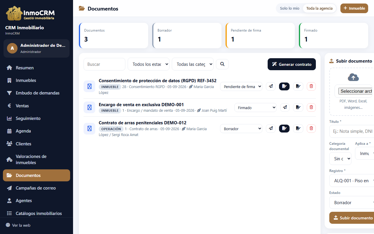 Documents a l'app