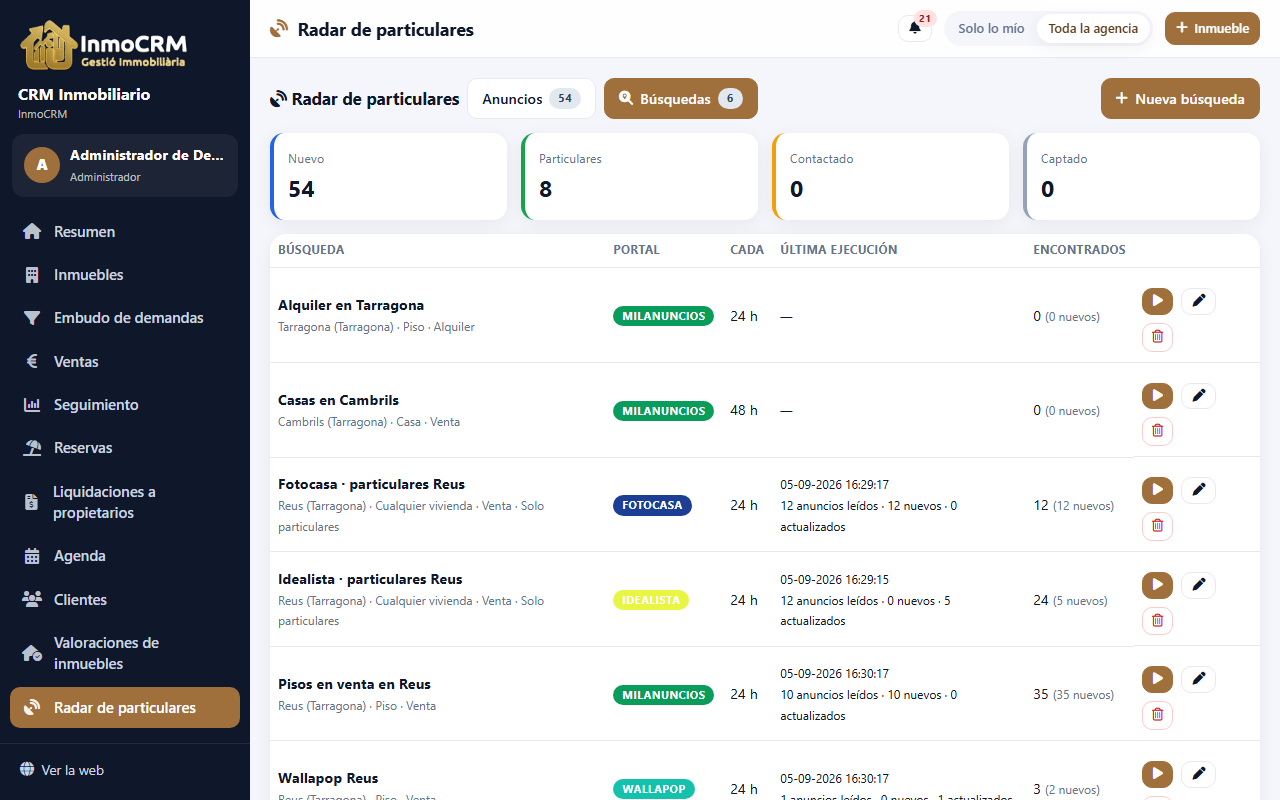 Cerques programades