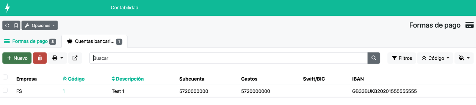 Configuració prèvia