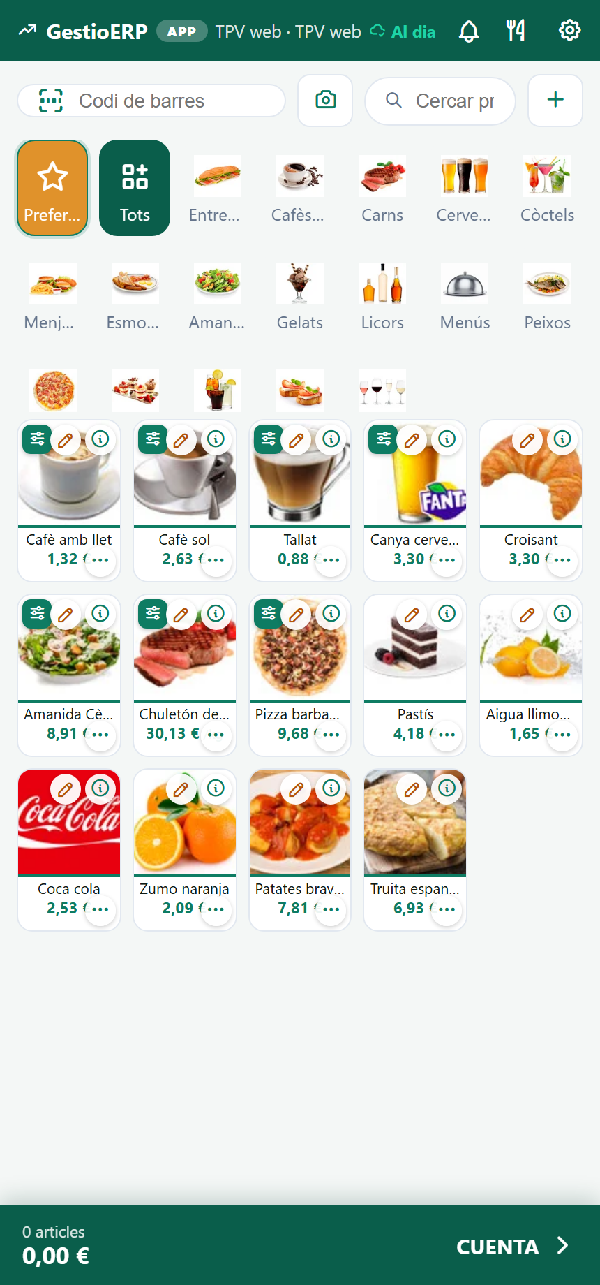 Tapik al mòbil, amb la venda oberta