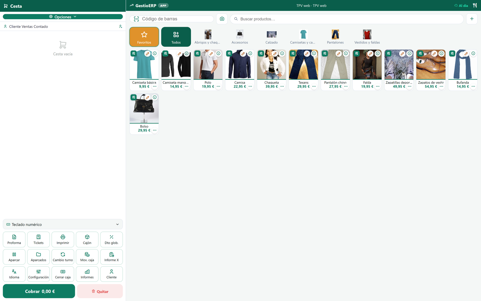 Tiendas de ropa · Tapik
