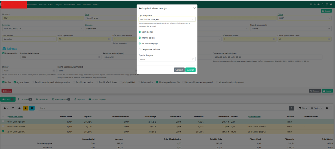 Impressió de tiquets sense VPN (agent)