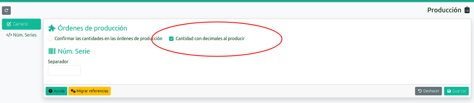 Utilitzar decimals en les quantitats d'ingredients